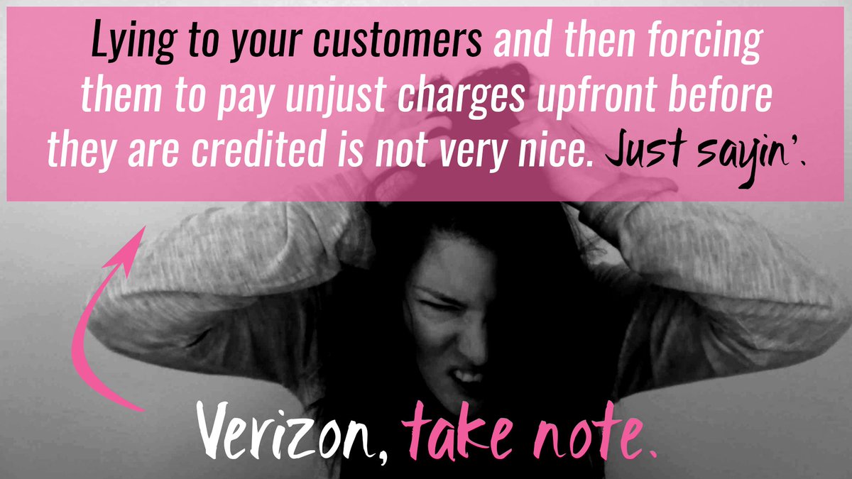 VerizonLied's tweet photo. @VZWSupport You know that feeling you get when you have to pay a large, unfair charge, despite @VZWNow 's lies...  https://t.co/YFzj6ev4Cw https://t.co/bHrMutBegy
