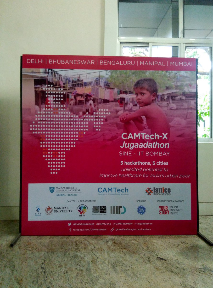 chatter_gee's tweet photo. India’s largest healthcare hackathon - CAMTech-X Jugaadathon #indiahealthhack, #Camtechx, @CAMTechMGH, @Jugaadathon https://t.co/5EIg91uGFk