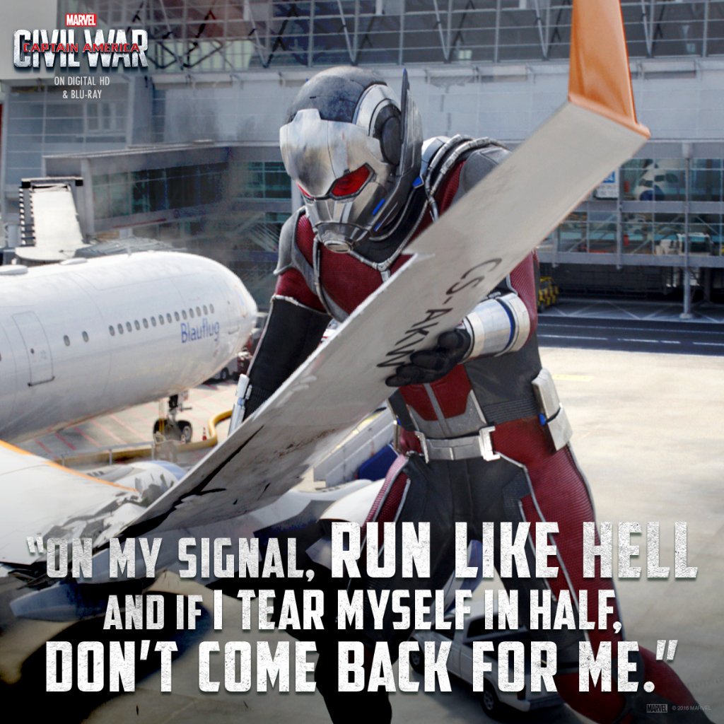 Serving his country #Antman #CivilWar