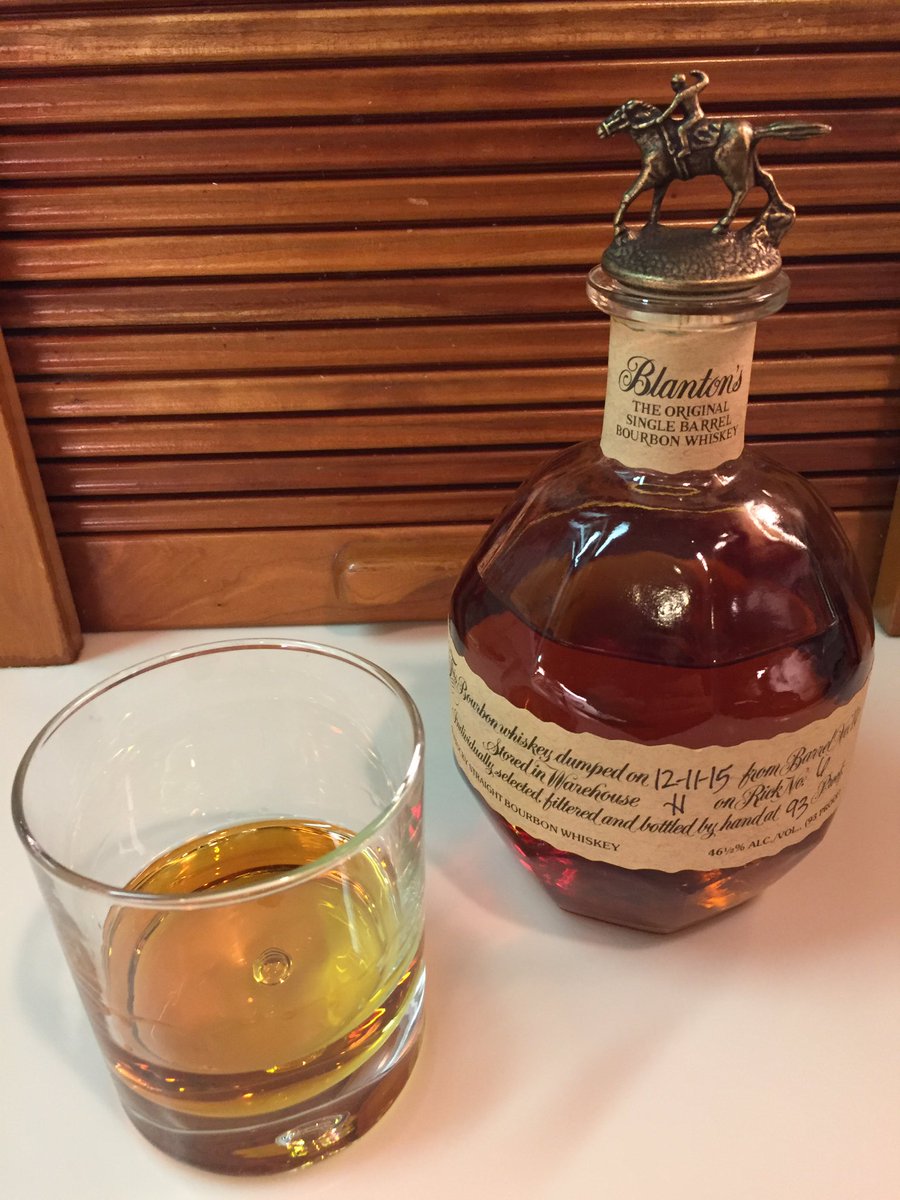 There aren't many better ways to end the week.  <a href="/BlantonsBourbon/">Blanton's Bourbon</a> <a href="/BuffaloTrace/">Buffalo Trace</a> #bourbon