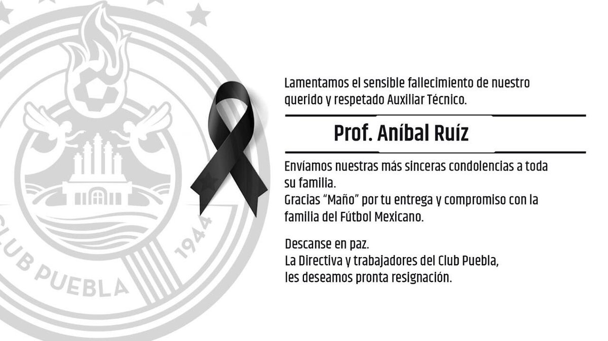 ClubPueblaMX's tweet image. El Club Puebla informa: