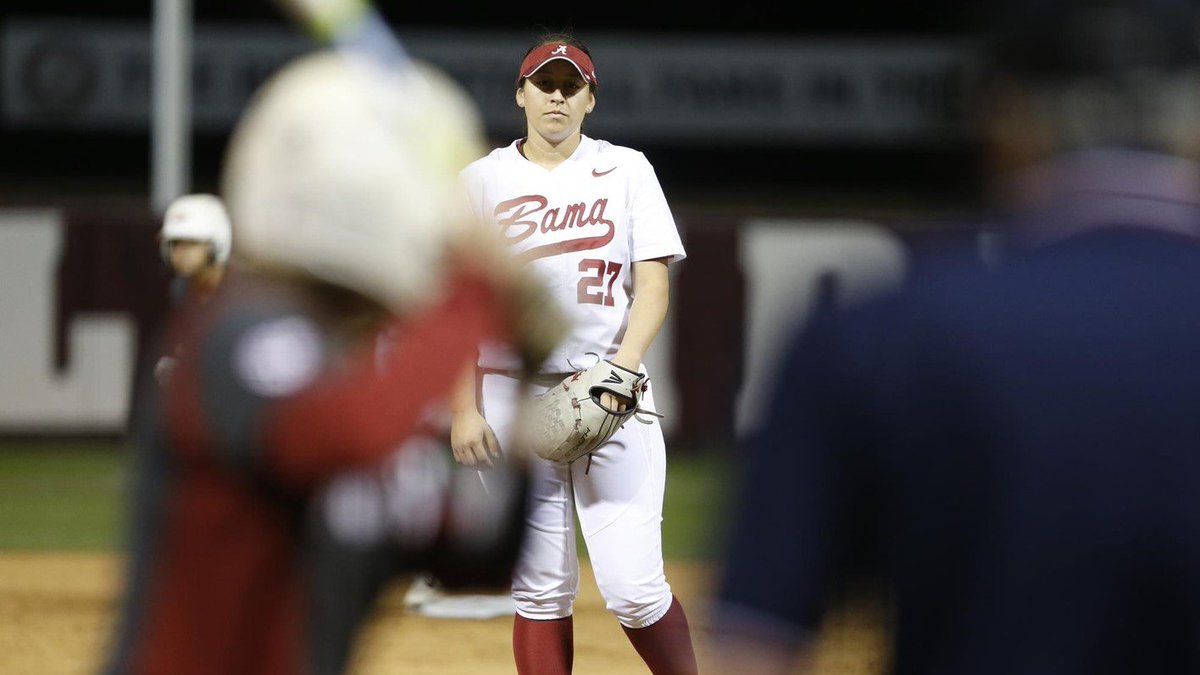 AlabamaSB's tweet photo. Alabama Softball Shuts Out Arkansas, 9-0, to Open SEC Play: https://t.co/4OzgaOsoQH https://t.co/QgLlGOHTxT