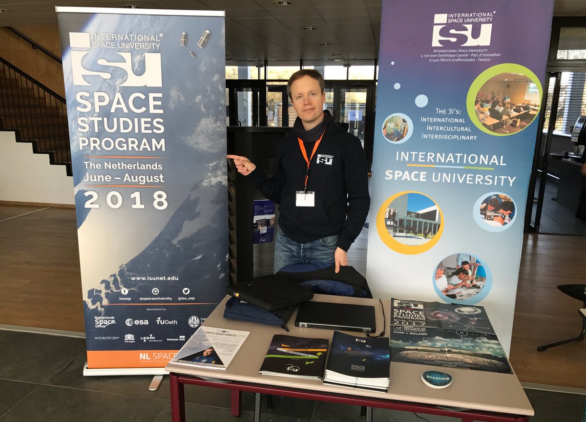 Of course we promote our Space Studies Program #SSP17 and #SSP18 at <a href="/SpaceUpISU/">@SpaceUpISU</a> this weekend! #SpaceUpISU