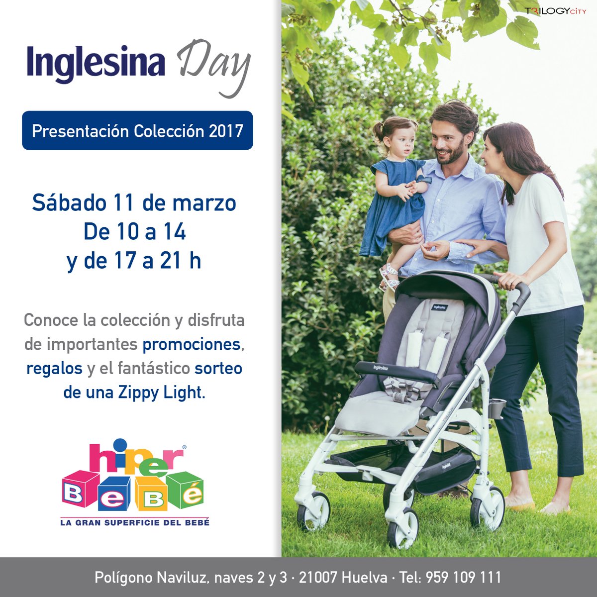 inglesinabebe's tweet photo. #InglesinaDay Te esperamos hoy en la tienda @hiperbebe Huelva, con promos, demos y el sorteo de una #ZippyLight
https://t.co/aq010McHdF https://t.co/pNlu7ys033