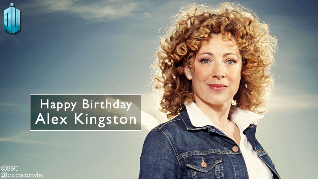 Happy birthday to the fantastic Alex Kingston!  