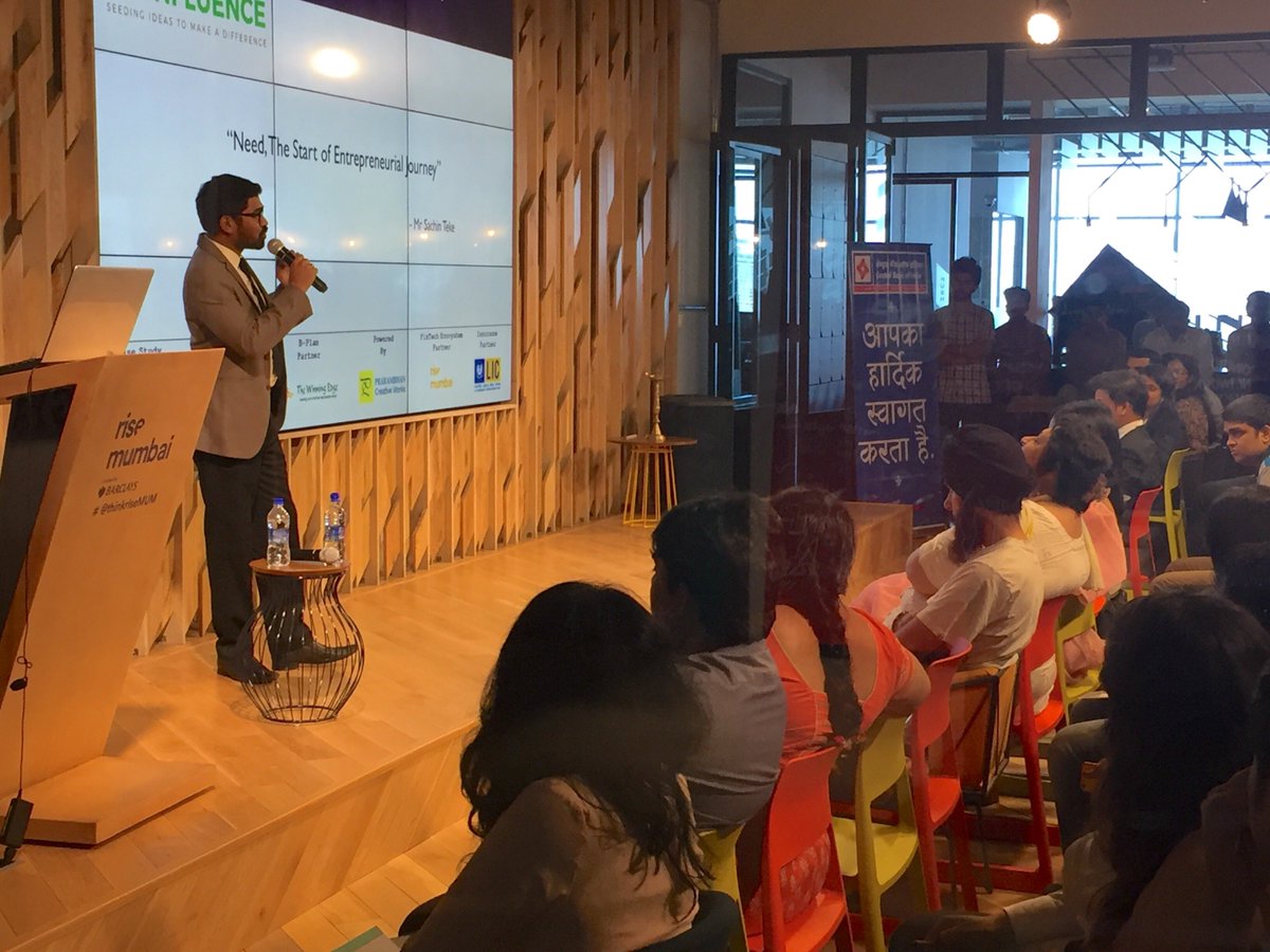 ecelljbims's tweet image. Mr. Sachin Teke, Creator of #MIndicator shares words of wisdom with the audience at #eConfluenceJBIMS
#StartUp #Entrepreneurship #Disruption