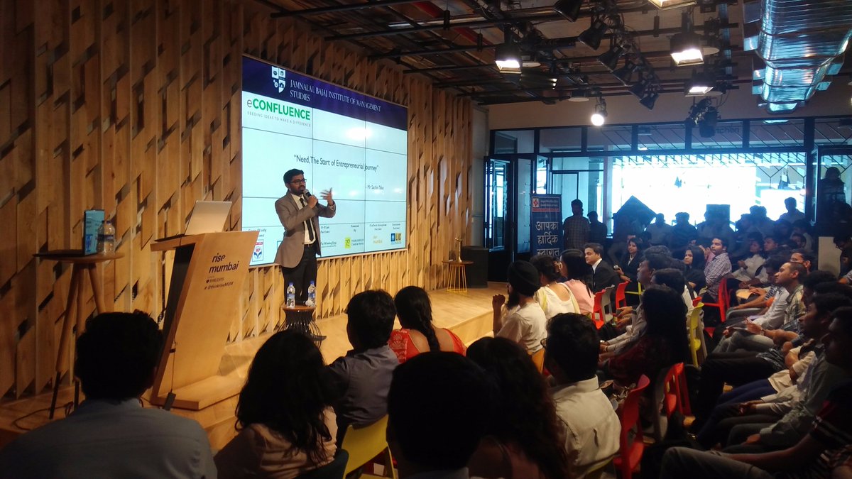 ecelljbims's tweet image. Mr. Sachin Teke, Creator of #MIndicator shares words of wisdom with the audience at #eConfluenceJBIMS
#StartUp #Entrepreneurship #Disruption