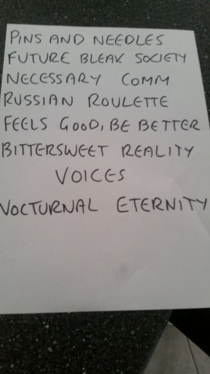 Something different....The Set from last night's show in Bendigo for night 1 of MusicSlam 8 
#bendigo #Rock #heavymetal #musicfestival #live