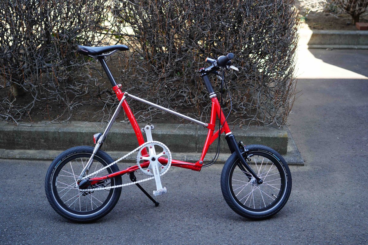 去年、14インチから16インチ＋内装3段化への改造を施したワンタッチ