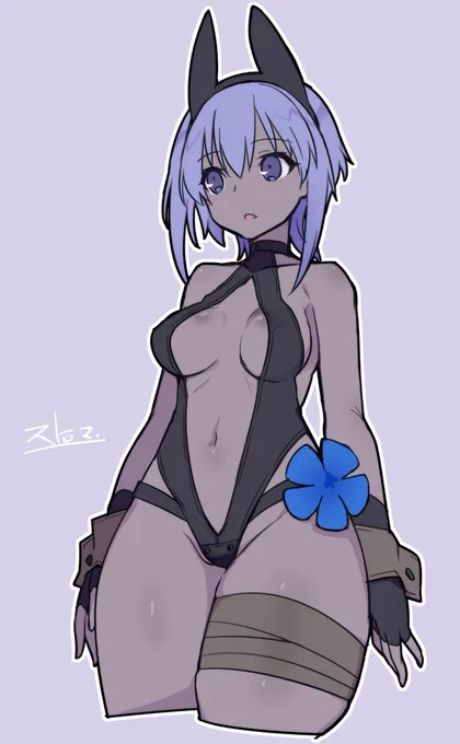 こんにちは 午後の静謐っちゃんです #FGO #FateGO #カルデアバニー部 