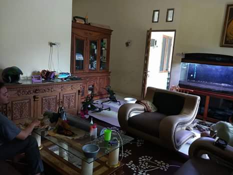 Sibuk design ulang tank #aquascape