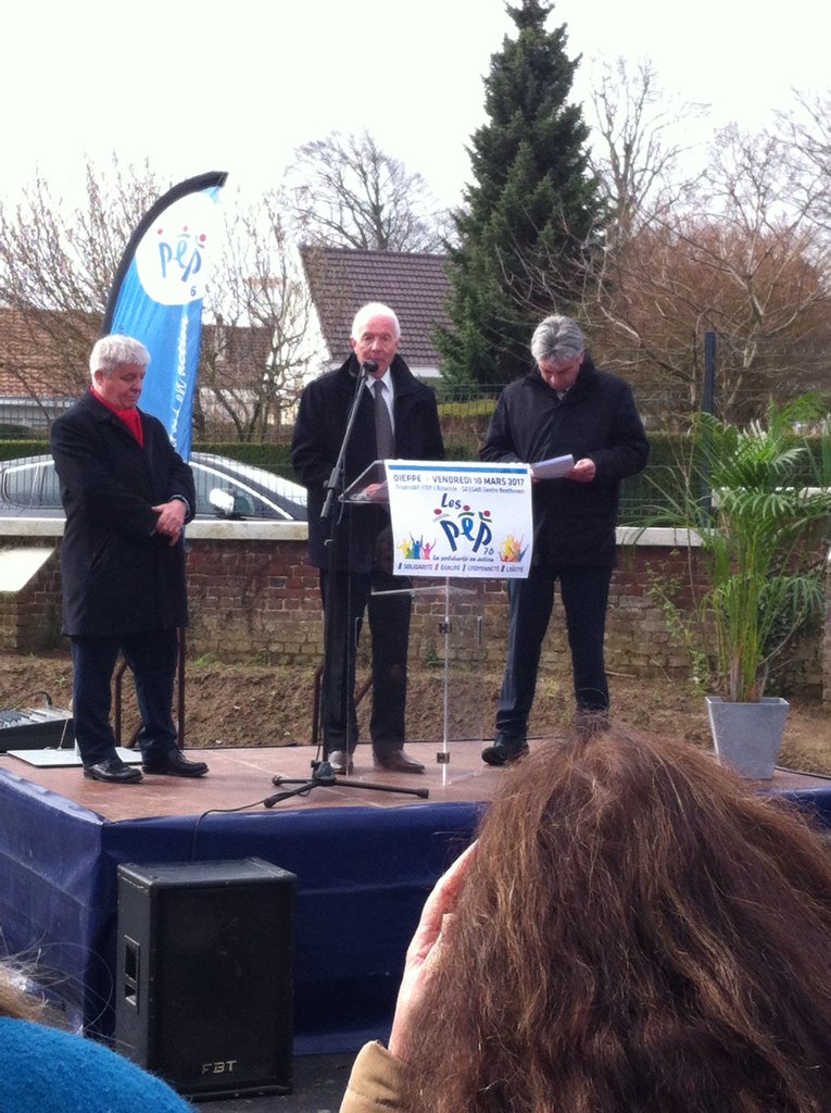 76Ash2's tweet photo. Inauguration à Dieppe de l'ITEP L'éclaircie et du SESSAD Bethoven : un beau et grand projet des PEP 76. https://t.co/4RBDeWQUg5