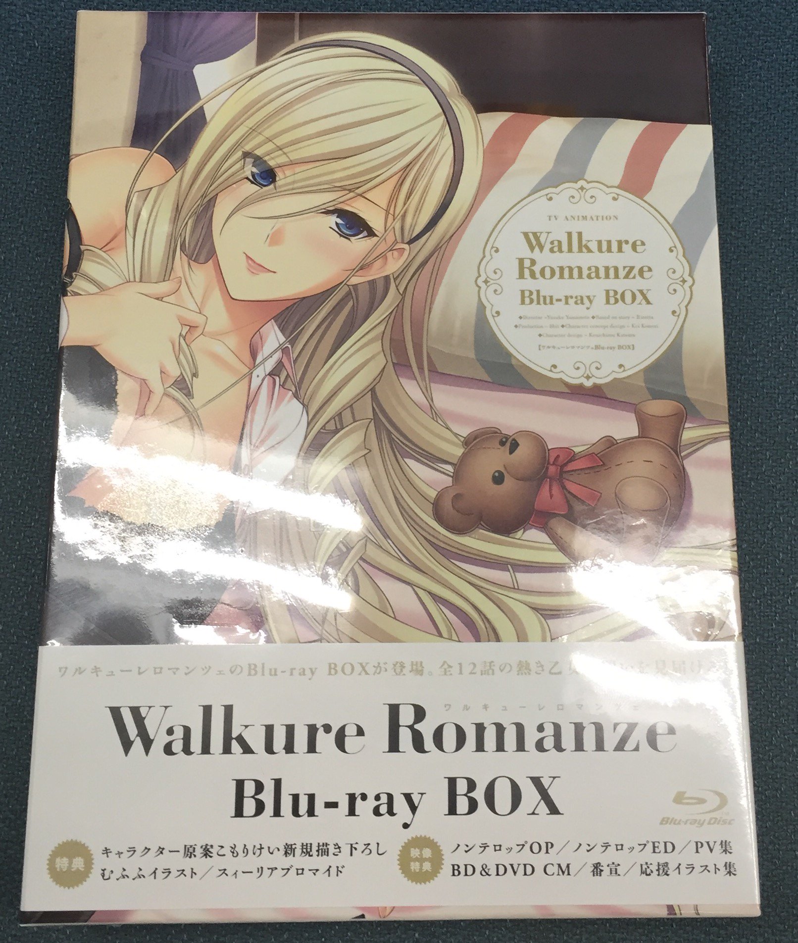 ワルキューレロマンツェ　Blu-ray 第3巻予約特典　ノエル　色紙 BD＆DVD「ワルキューレロマンツェ」第3巻の詳細情報が到着