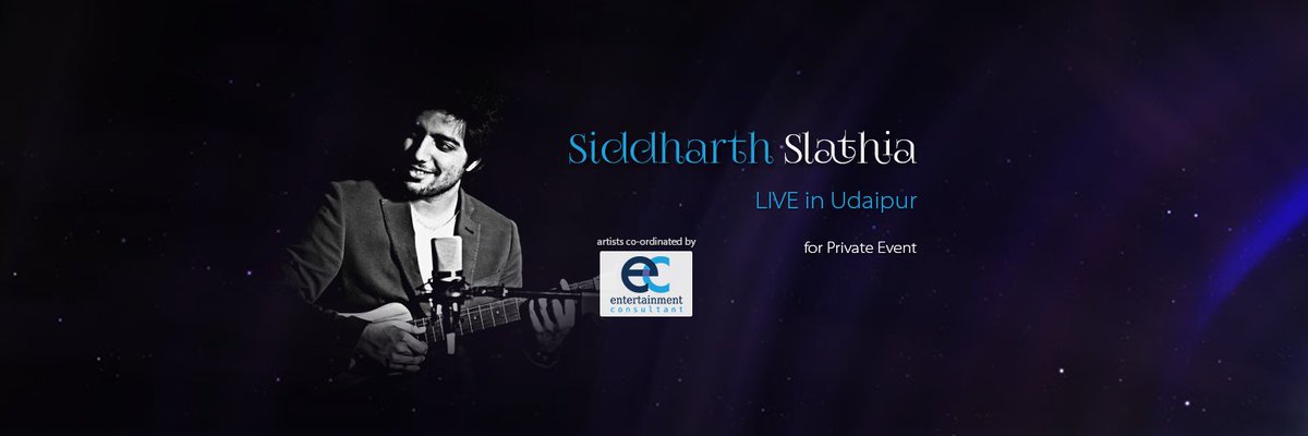 OfficiallyEC's tweet photo. #Siddharthslathia live in #Udaipir- For booking - 9594034353 #LetsGetPartyStarted @AlaapG https://t.co/XMc0NUvmU3