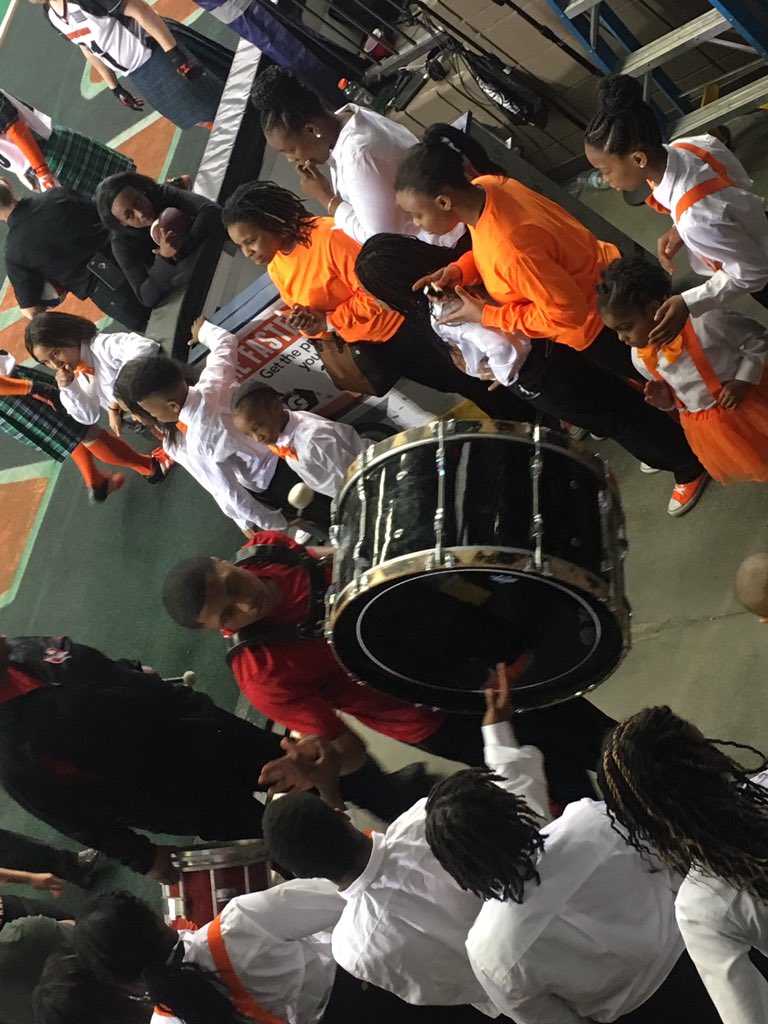 Our very own Jaylon Walker performs at halftime at the @TheOmahaBeef game! #GOBEEF #EmbraceTheGrind