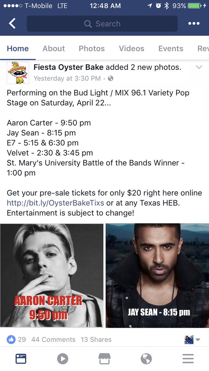 sidneylopez59's tweet photo. No mames Aaron Carter is coming and Jay Sean #Whoag https://t.co/97qC3JjfPE