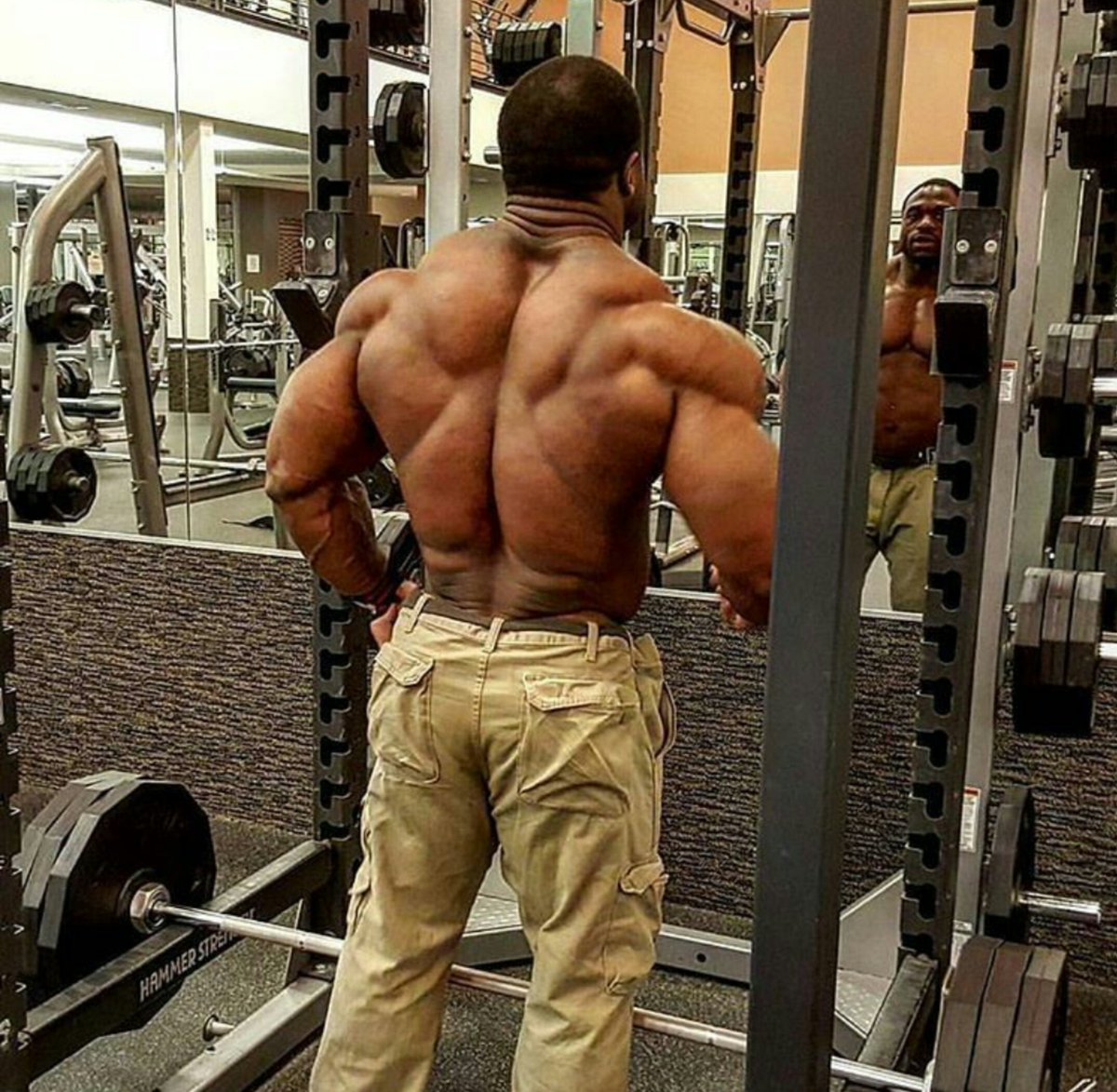 Mindmucle's tweet photo. I got your back😉💪 #backday #lats #traps #Bodybuilding #mass #gains https://t.co/p3zc5K9add