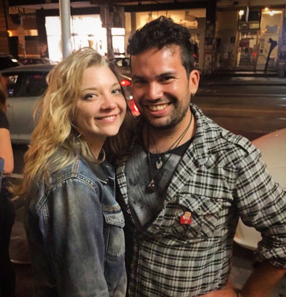 Manrocklo's tweet photo. What a surprise so good to see you yesterday @NatDormerOnline  never leave australia! kisses #NatalieDormer https://t.co/lLJHaAlwzG
