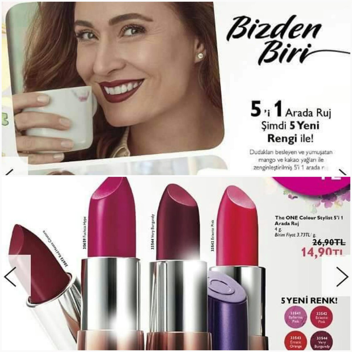 5 özellik bir arada olur da kadına yakışmaz mi? Her kadın çok özel.  Ceyda Düvenci bizden biri  👄💋 #Oriflamekayit