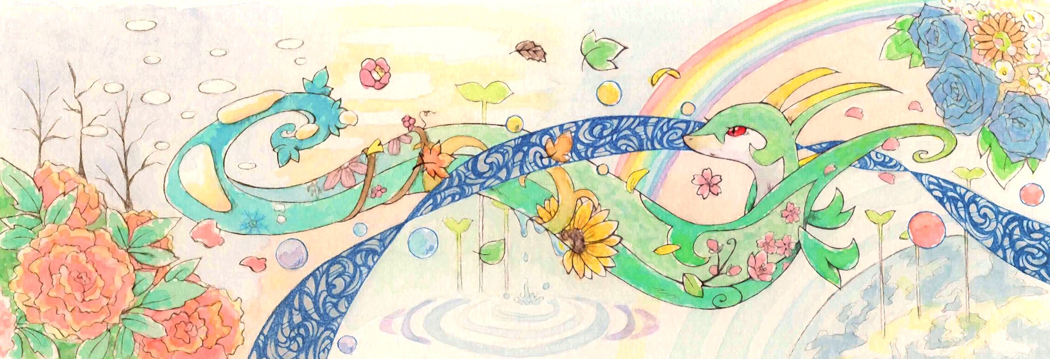 つの持ち ポケモンお絵描きでジャローダ デザインがとても好きなポケモン アニメで常に作画崩壊するところもいいですね 長細いのはヘッダー用に描いたため 今日からこれにします O T Co 0raacpglz3 Twitter