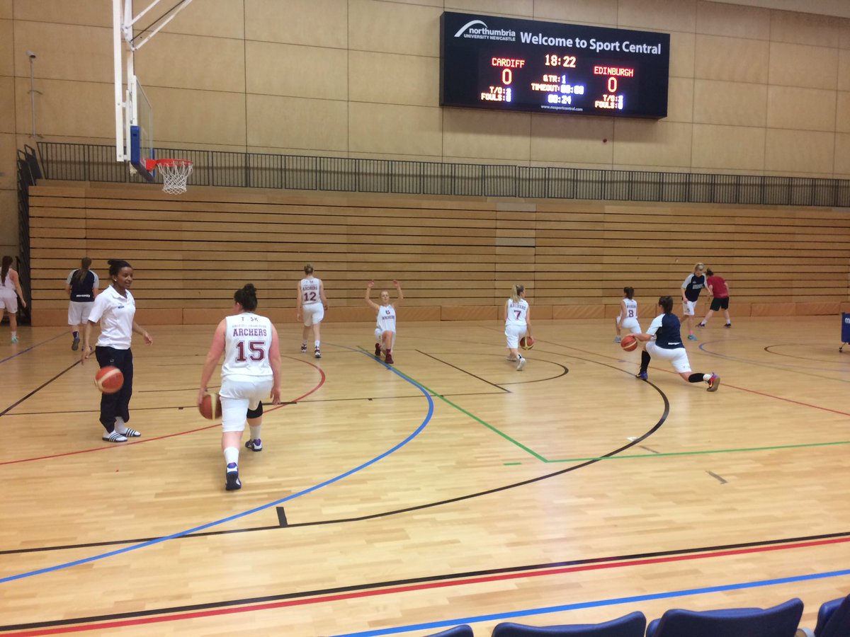 ArchersBasket's tweet photo. BUCS Women tipping off at 1pm against @EdinburghUni in the #Final8s Quarter Final for a chance to play Durham. #LetsGoArchers πΉπ https://t.co/ARn04T5fyS