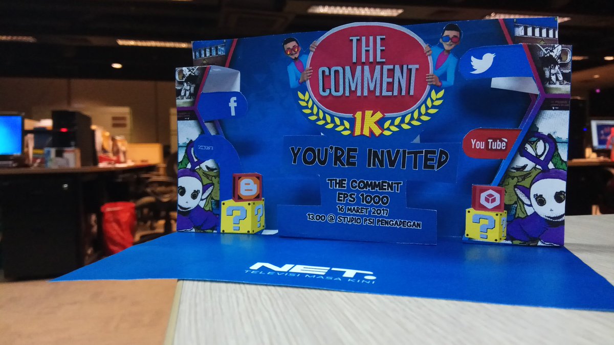 Netverseid's tweet photo. Mimin tunggu sampai besok malem jam 20, jangan lupa #TheComment1000eps biar gampang dicarinya 😂 https://t.co/yDd4Da4Vvo