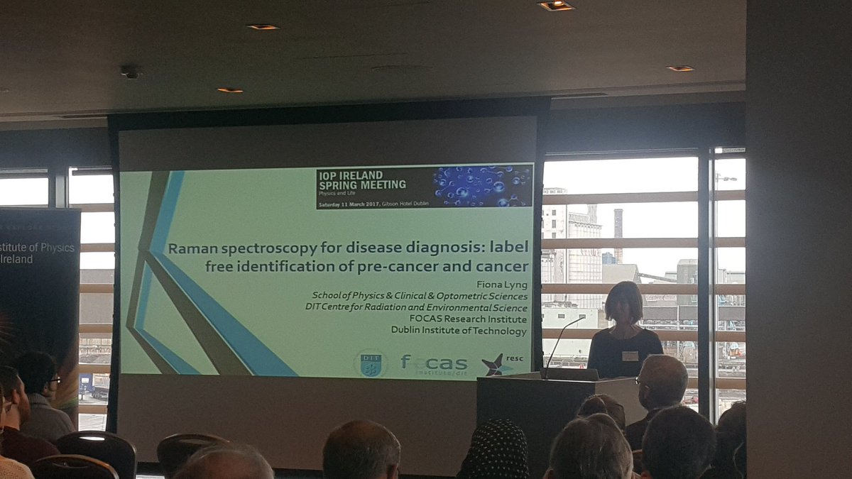 IEO_Centre's tweet photo. Prof Fiona Lyng presenting at the IOP Spring meeting #IOPISM17 #physics #research #FOCAS #DIT #womaninphysics https://t.co/X04JnZ13uz