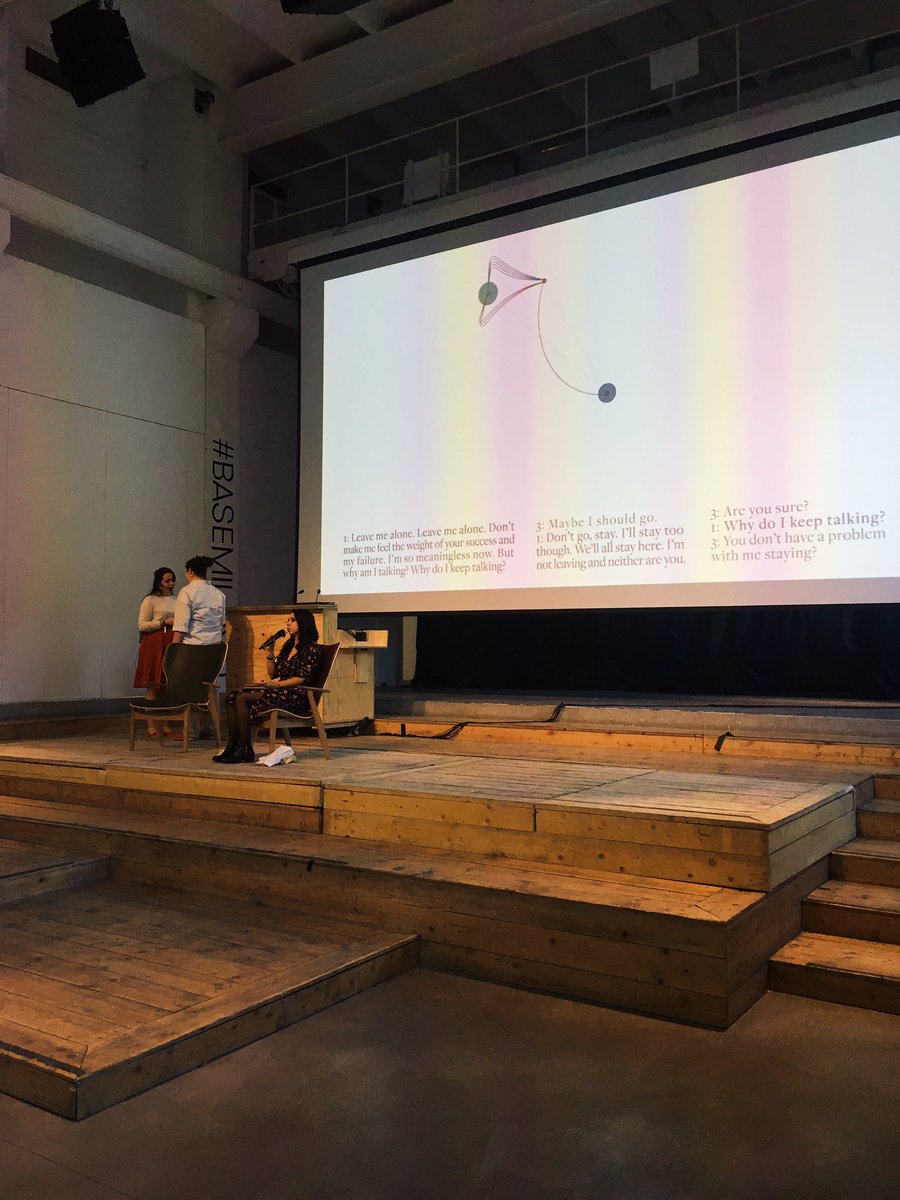 fedfragapane's tweet image. So it happened: I brought a piece from my play at @visualized! #dataviz + #theatre #visualizedmilan