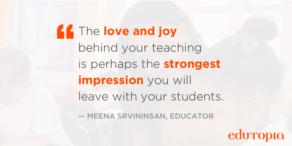 edutopia's tweet photo. They'll remember you for the rest of their lives. Wise words from @TeachBreathe. https://t.co/KqdB9gJfOi