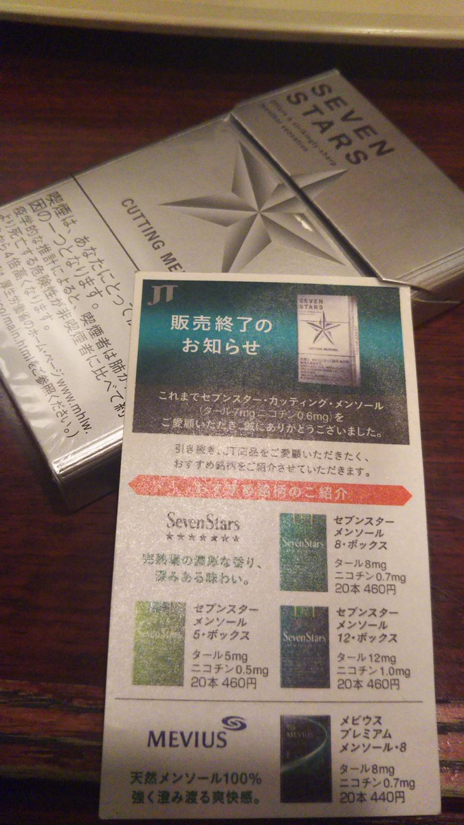 カッティングメンソール カッティングメンソール