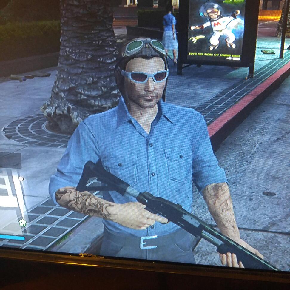 Bboy_Kris's tweet photo. The Fake @FilthyFrank on GTA Online, he's quite edgy. #PapaFranku #FakeFrank #TooDamnFilthy #FilthyFrank #Cancer #Vape https://t.co/QTzdA47Gko