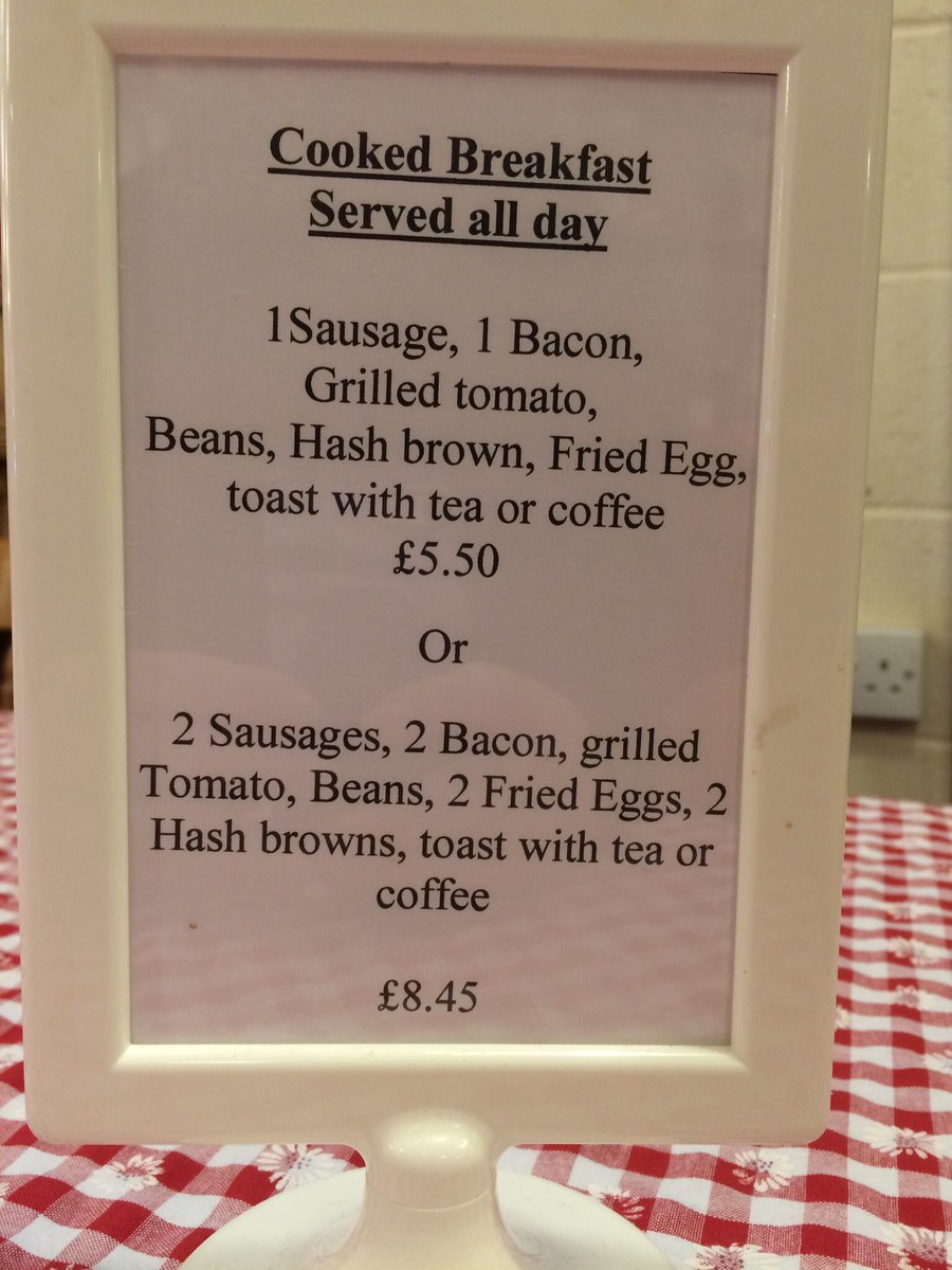 Pop in for your breakfast we are open 10am-4pm Wednesday to Sunday