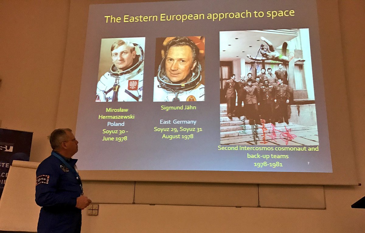 Salyut-6 Cosmonaut Dorin Prunariu shows us some pretty unique images of his time in the Soviet Interkosmos program. #SpaceUpISU