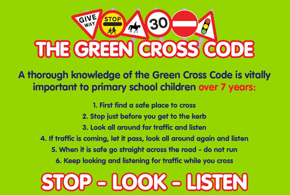 Road Safety Rules (Green Cross Code) by Mars Designs Things