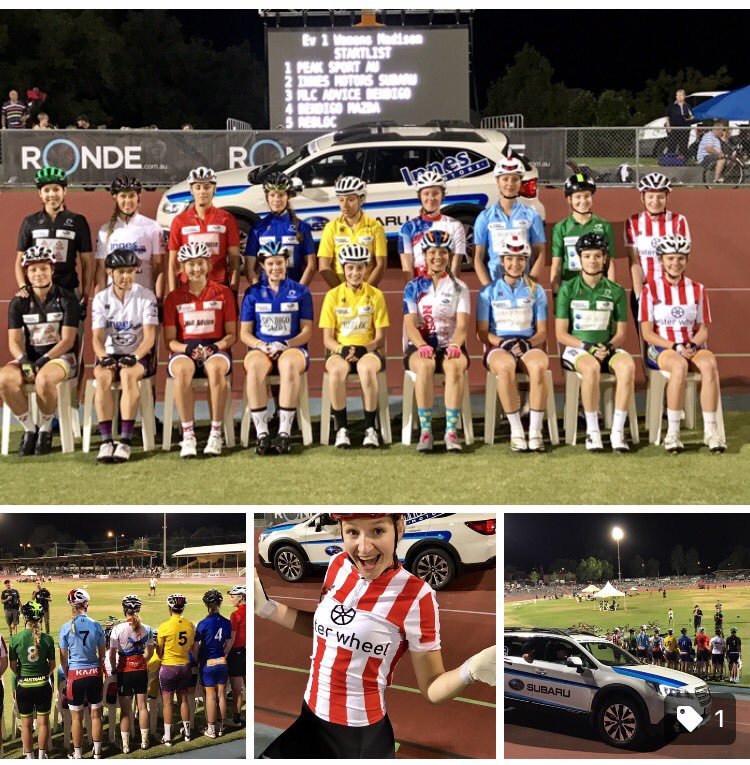 <a href="/bgomadison/">Bendigo Madison</a> Women's Madison is racing! @cyclingvictoria <a href="/CyclingAus/">CyclingAus</a> <a href="/ShimanoOZ/">Shimano Australia Cycling</a> <a href="/Rikmccaig/">Rik McCaig</a> <a href="/tayevans_/">Tayla Evans</a> #BendigoMadison