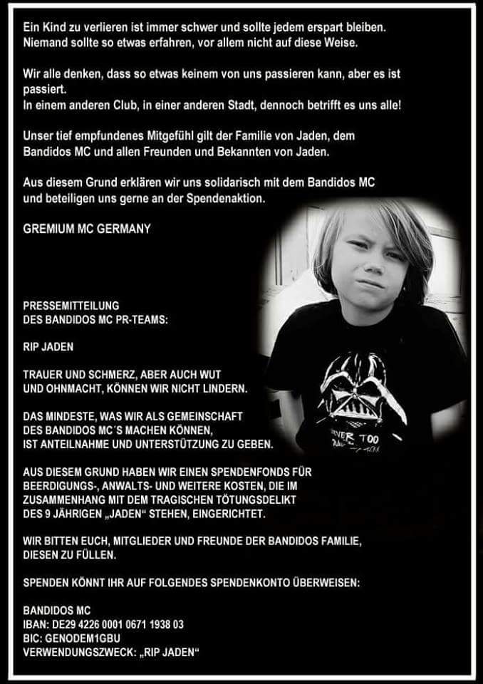 Ohne viele Worte, einfach der Familie helfen und Spenden!
