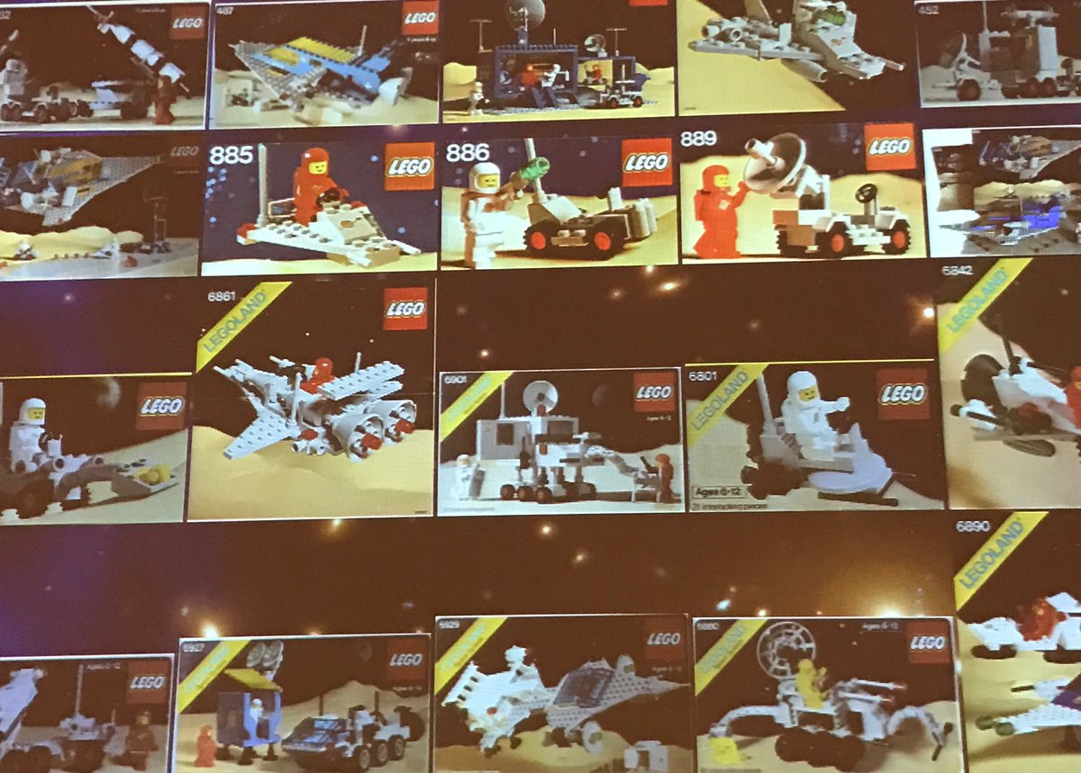 Childhood memories in the space Lego talk at #SpaceUpISU now