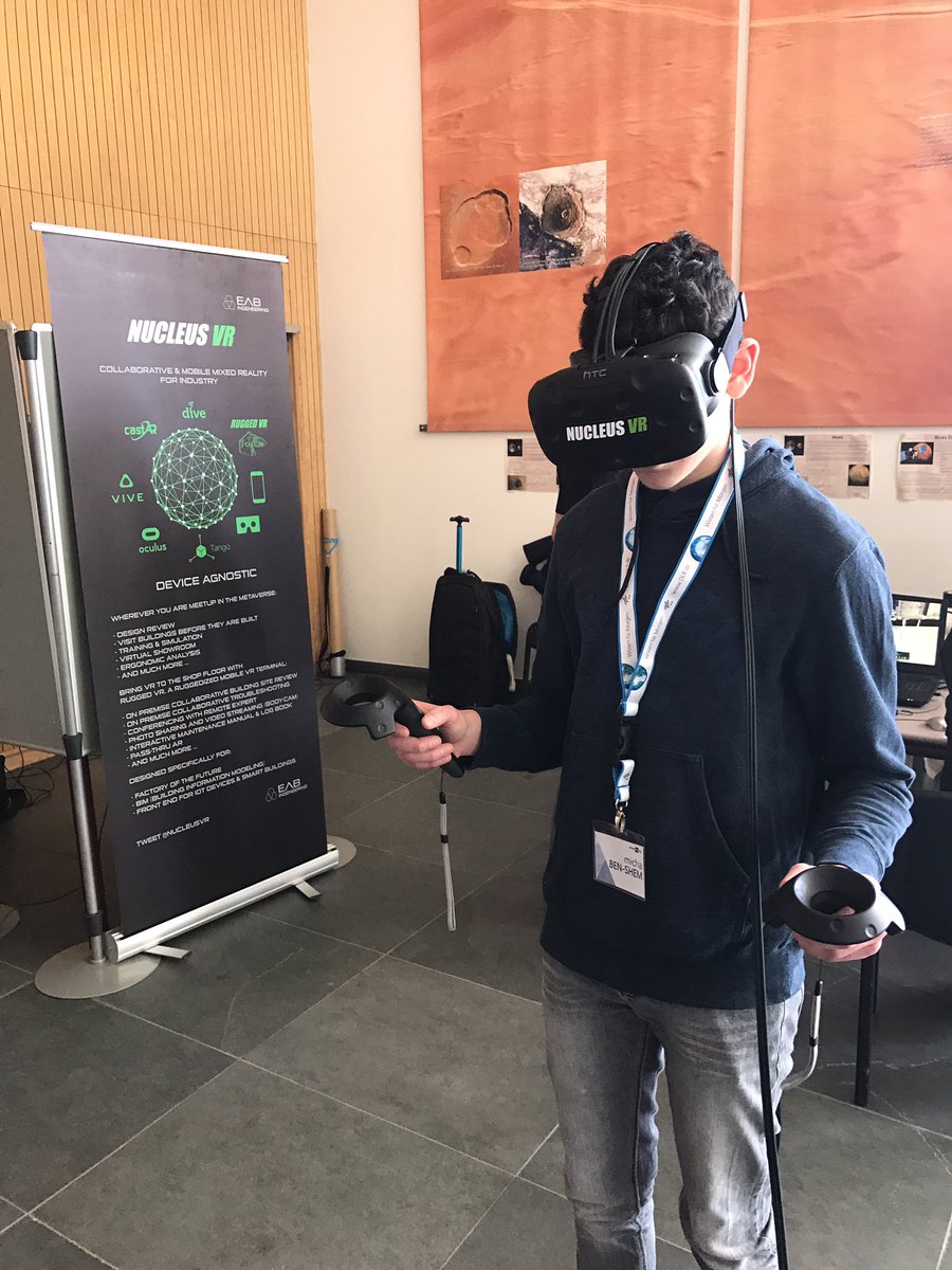 Space is all about new technology !Virtual-Reality Tour of the International Space Station! <a href="/nucleusVR/">NUCLEUS VR</a> #spaceupisu #innovation #inspiration