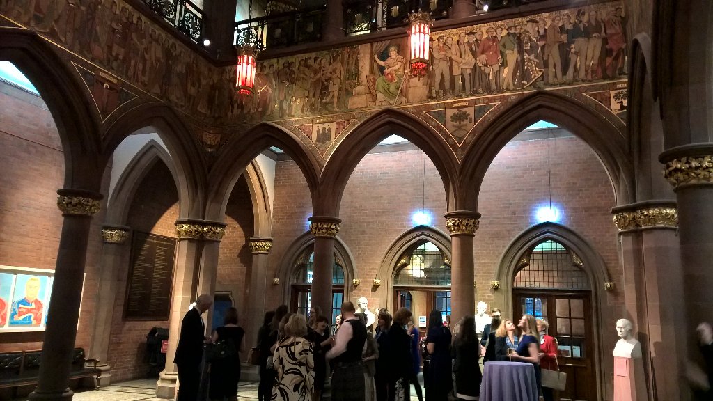 Kimkjaerside's tweet photo. A big thanks to @HPLEvents and @NatGalleriesSco for hosting last nights reception, what a setting! #PromoteEdinburgh https://t.co/JutpbA859Z