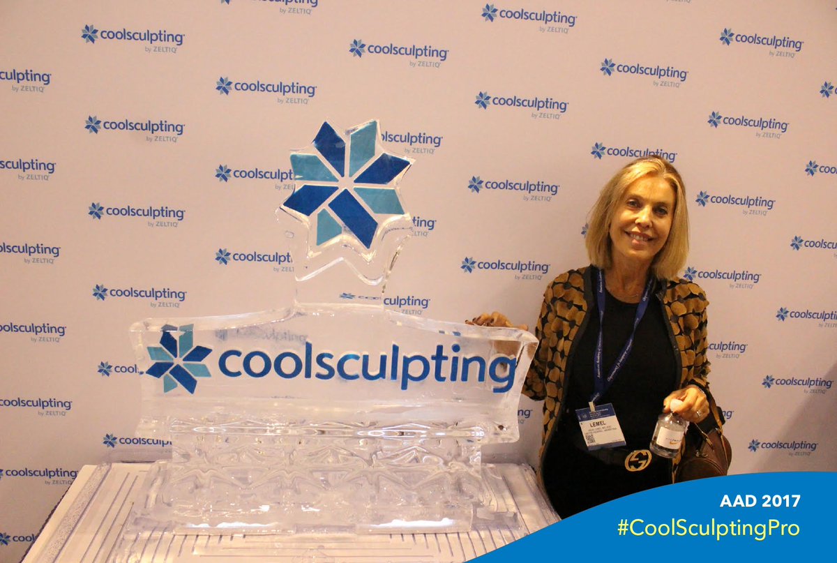clinicaLEMEL's tweet photo. Durante el "Congreso de la Academia Americana de Dermatología", como embajadora de Coolsculpting para la Argentina visité #CoolSculptingPro https://t.co/R3ZpZ0ulM9