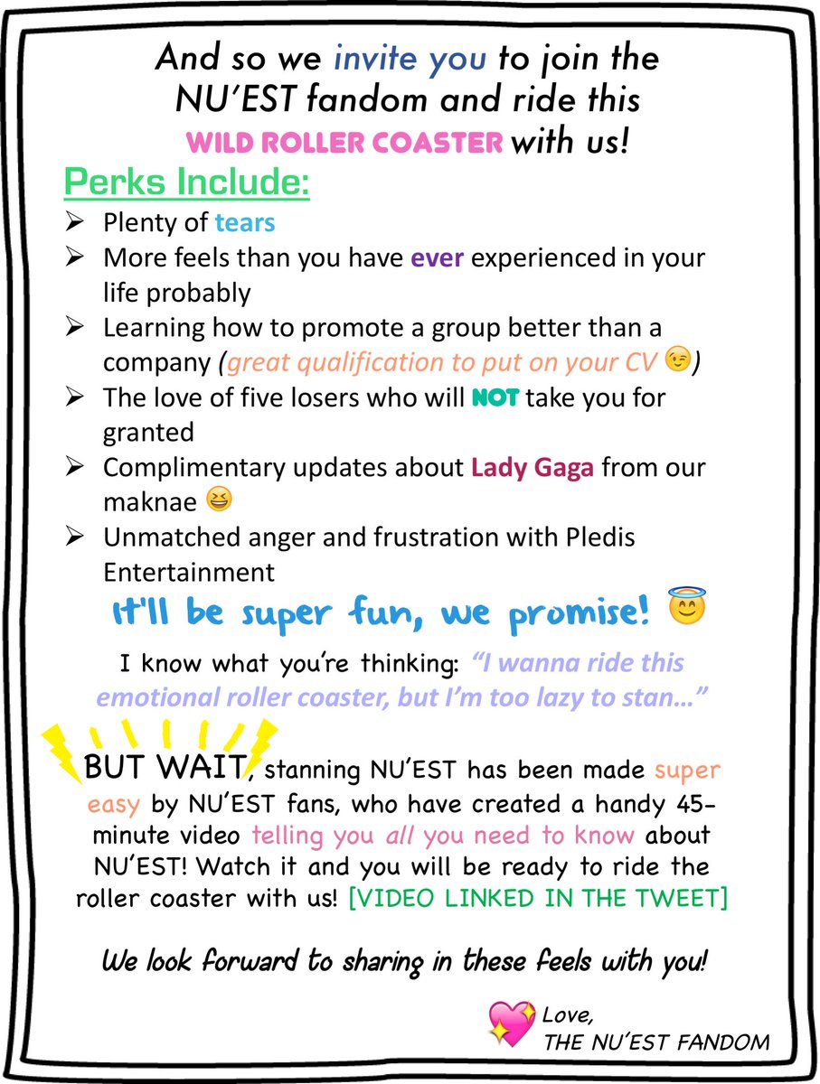 nuestness's tweet photo. Open invitation to all kpop fans 😇☺️
[Video Link: https://t.co/FBdCWDtx3v ] https://t.co/p2bIJpWueC