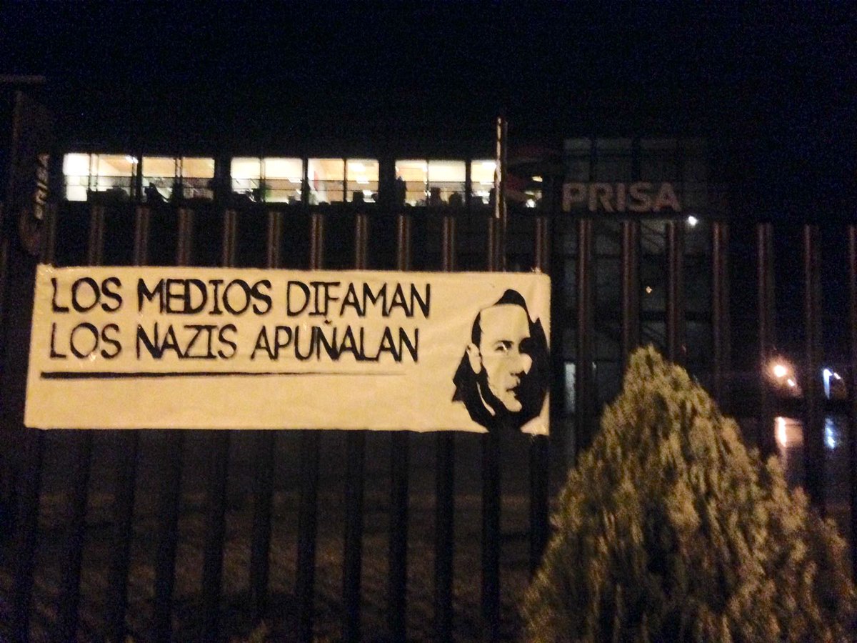 AntifaMadrid's tweet photo. Este 11 de Marzo, Madrid amanece recordando a Carlos y condenando la manipulación mediática.
Más información en: https://t.co/Qzs34HB86e https://t.co/sGQvyfr9HL