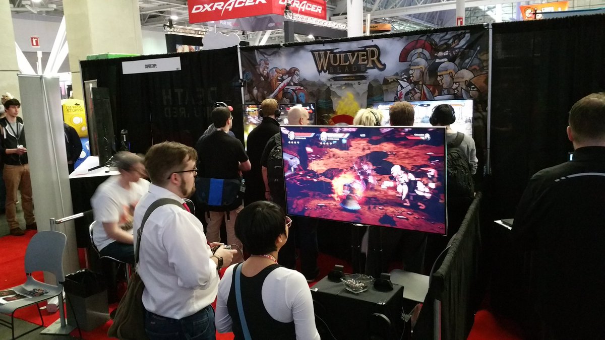 michaelheald's tweet photo. Amazing first day at @PAXEAST_2017! The stand was flooded all day with so many great players. The feedback has been incredible! Go go Day 2! https://t.co/WN2rs1xEPD