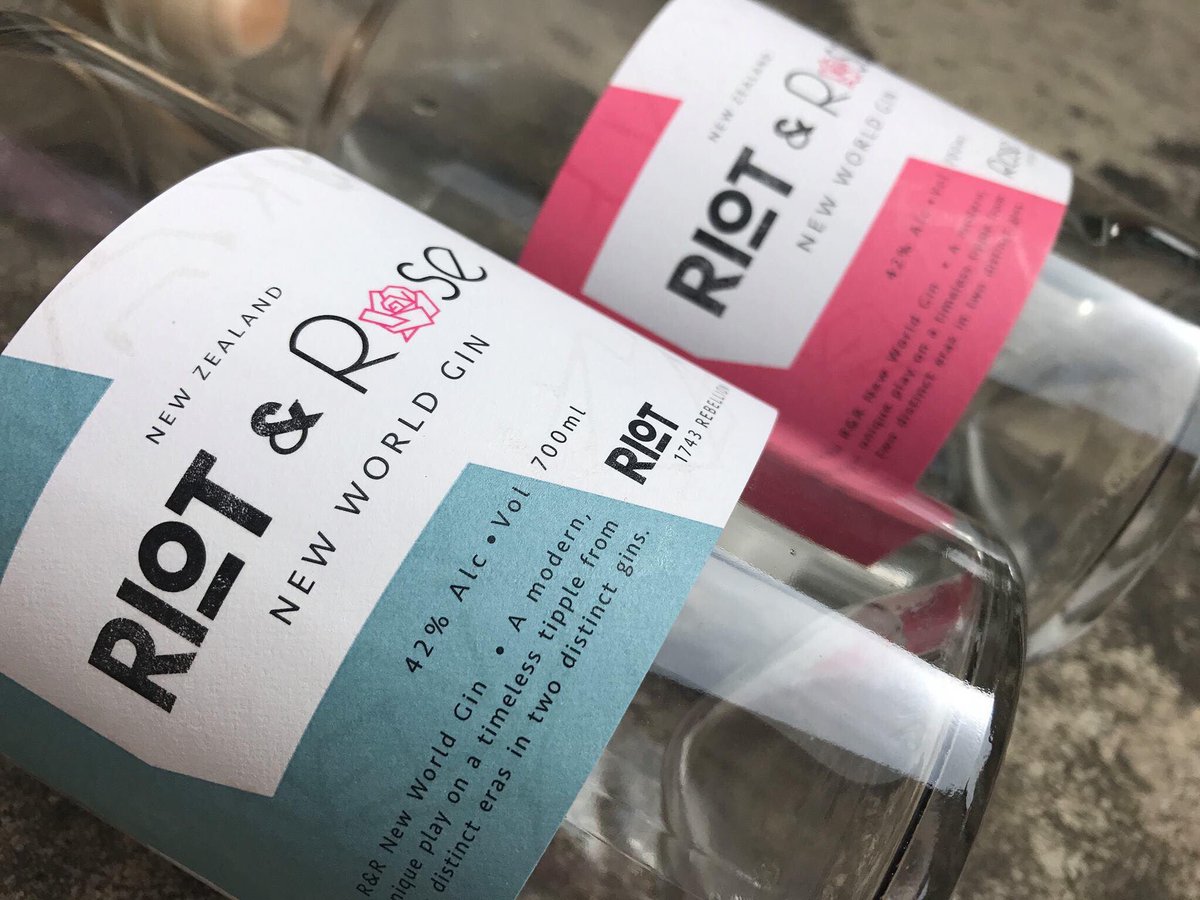 Here we go...<a href="/riotandrose/">Riot and Rose Gin</a> gin has arrived! Premium craft gins, based in Marlborough, small batch distilled in Nelson, New Zealand.