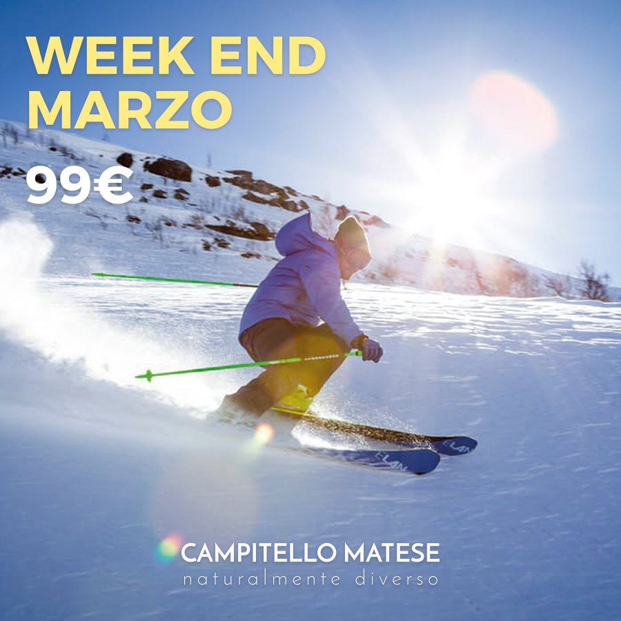 2 giorni in mezza pensione, accesso in piscina e un trattamento benessere a scelta a soli 99€! > ow.ly/SdTY309HUFG
#campitellomatese