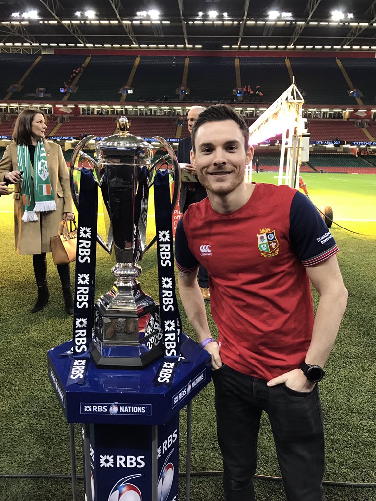 _Liam_White's tweet photo. Big thanks to @RBS for the opportunity to carry the RBS flag for the Wales Vs Ireland game ! So hyped!! https://t.co/a14PBiLDyX