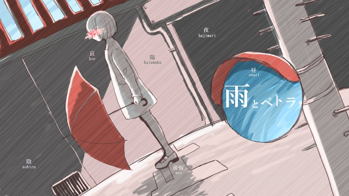 胡月 Auf Twitter 雨が降ったらきっと 頬を濡らしてしまう 雨とペトラ バルーン様