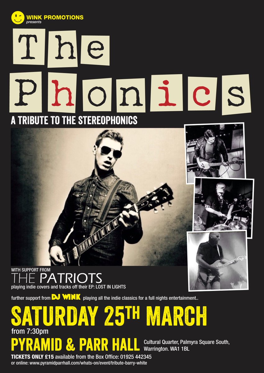 <a href="/TeamWarrington/">WA Biz & Events</a> could you rt thanks
Only TWO weeks to go have you got your tickets yet ??
 pyramidparrhall.com/whats-on/event…