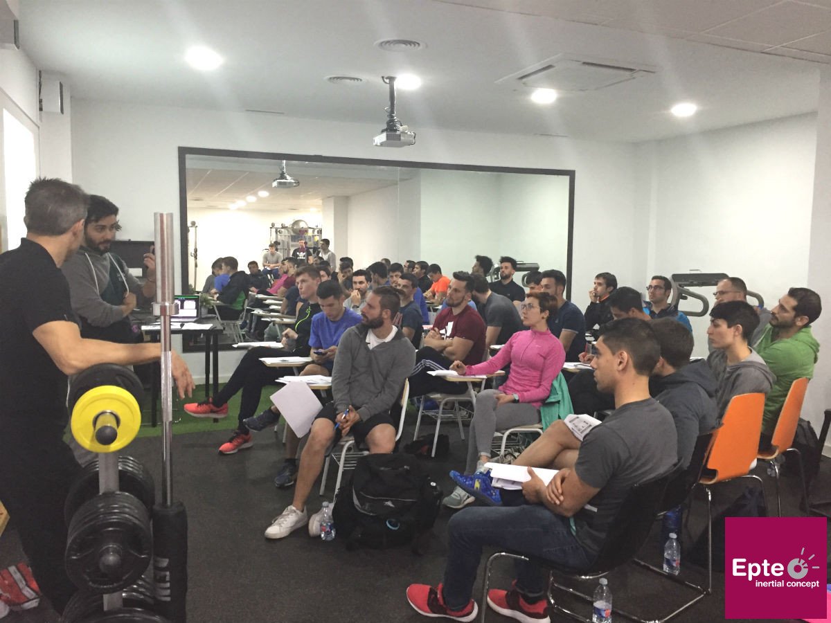 EpteInertial's tweet photo. Llenazo en el curso #EPTE #Inertial Functional Training en #Valencia con los doctores Fernando Martin Rivera y Joaquin Calatayud #Fitroom https://t.co/1wlwwt9Qmb