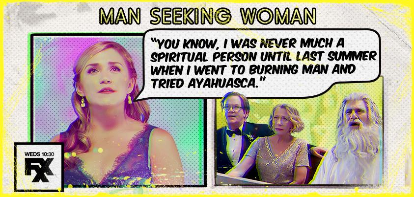 It changes people. #ManSeekingWoman